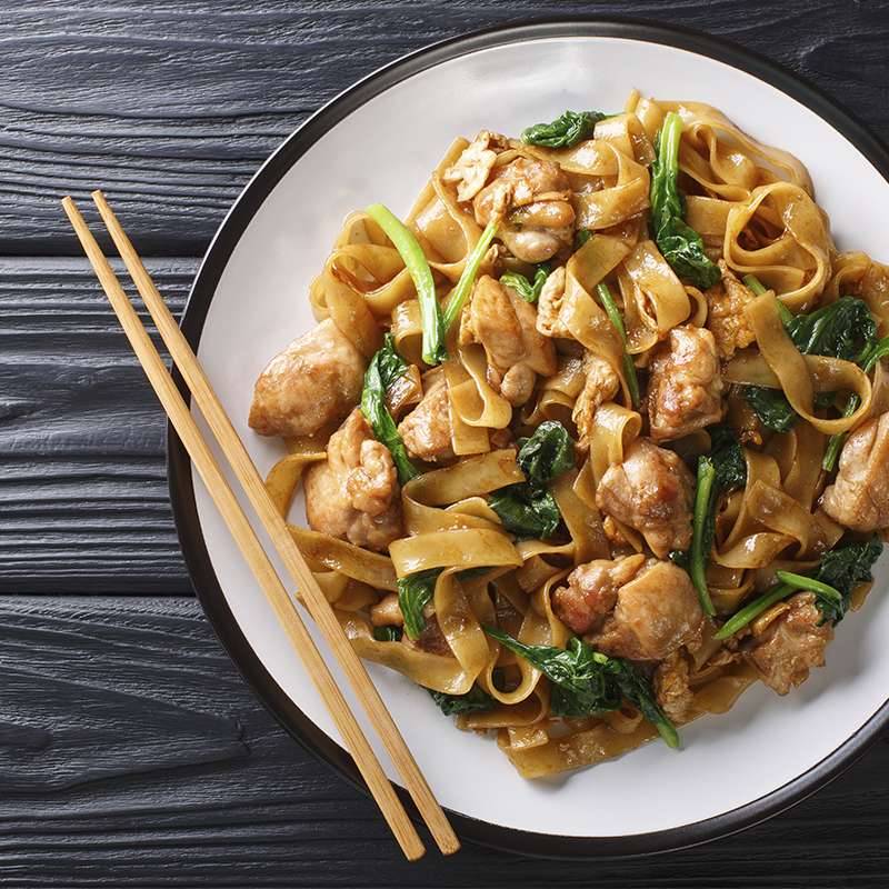 Pad thaipad thai ternera牛肉河粉