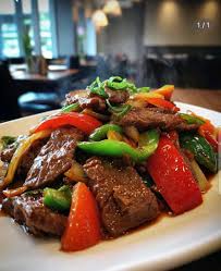 ternera con salsa picante辣子牛肉